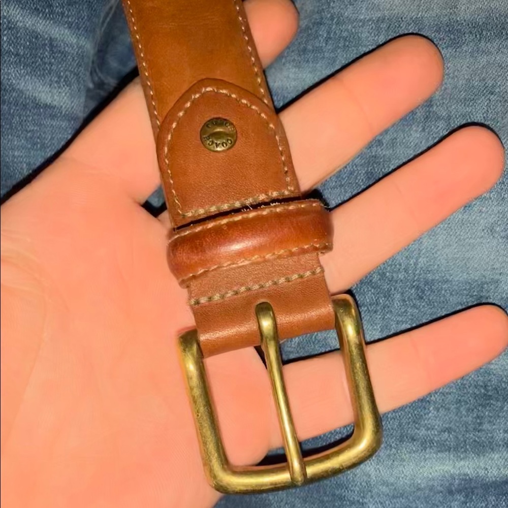 💶 PRICE DROP! 💰Vintage Coach Belt - 100% Leather